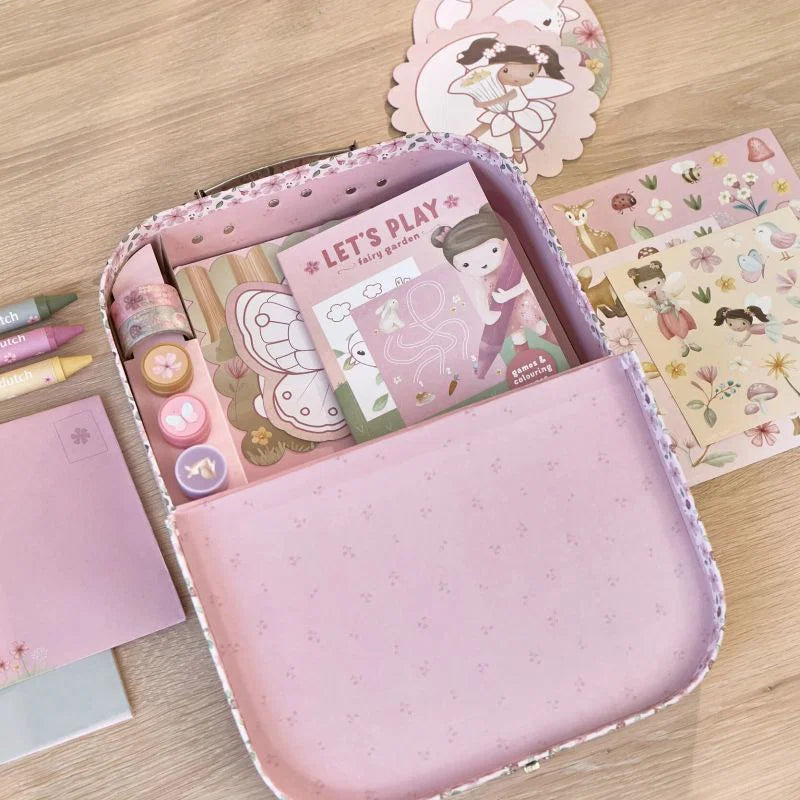 Valigetta creativa Rosa con adesivi e washi tape – Little Dutch
