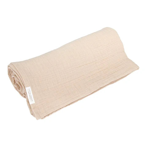 MUSSOLA DI COTONE 120X120-CONIGLIETTO-LITTLE DUTCH