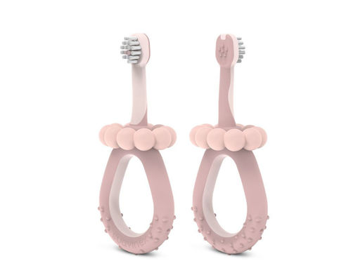 Spazzolino Primi Dentini 0-2 Anni Rosa - Suavinex - Setole Extra-Morbide