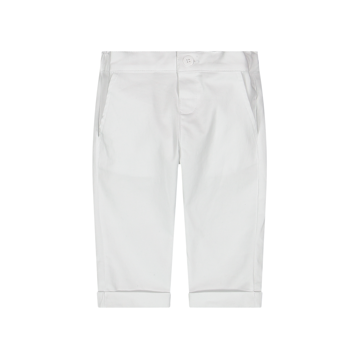 Pantalone Bianco Elegante Neonato – Cotone Melby