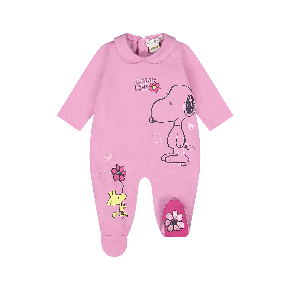Tutina Neonato Cotone Leggero Snoopy Melby - Morbida e Divertente
