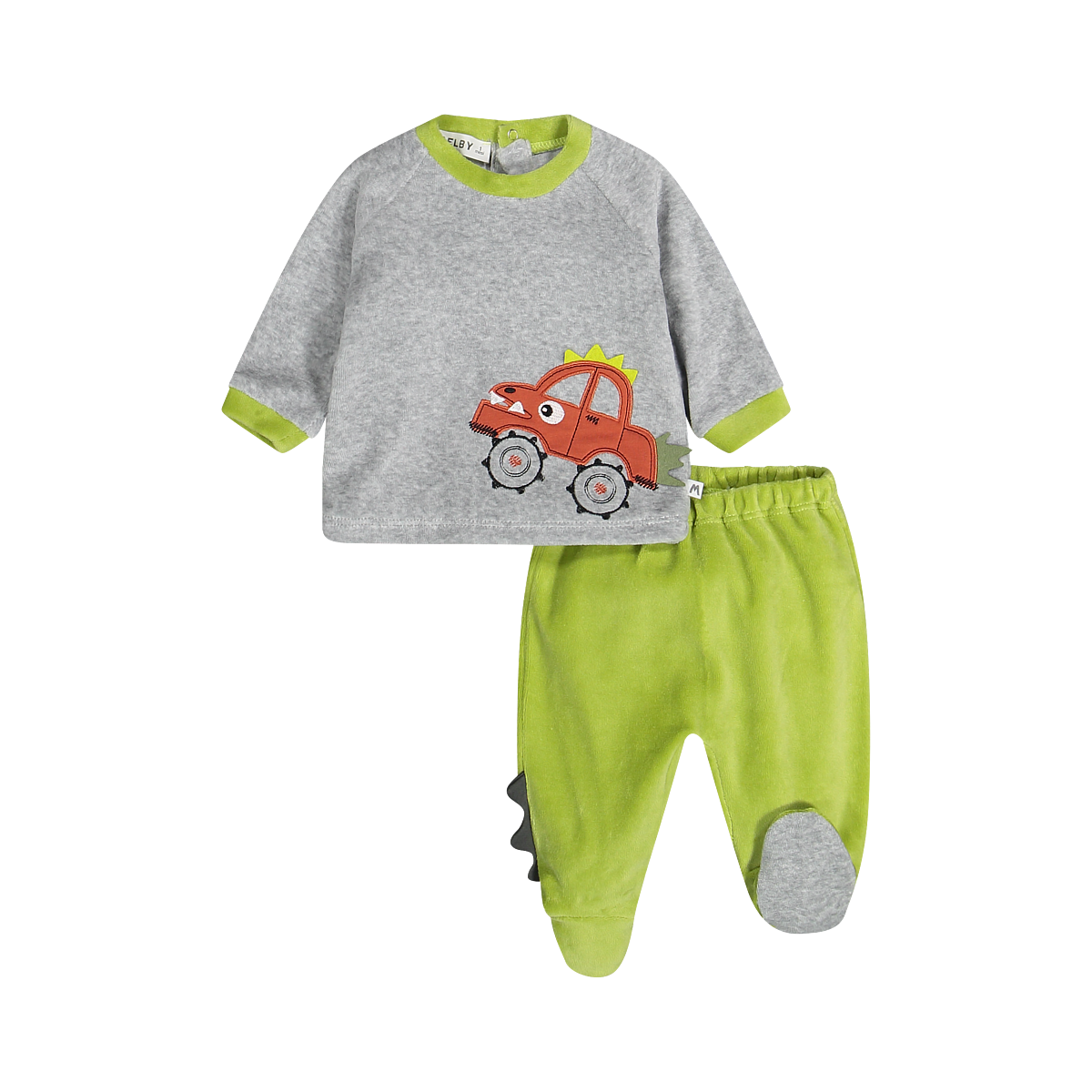 Completino 2 Pezzi Neonato Ciniglia Melby -