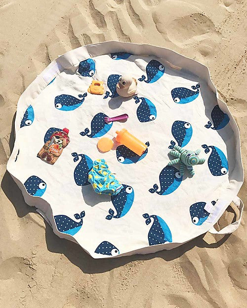 TAPPETO GIOCO E BORSA 2 IN 1 -BALENE -3 Sprouts