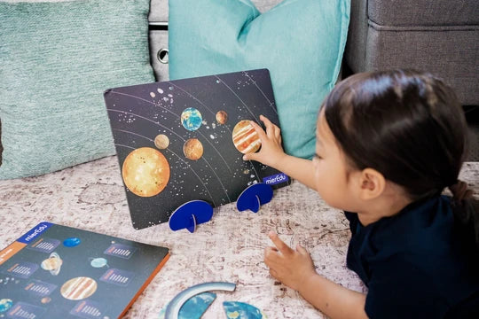 Tavoletta Magnetica Sistema Solare con 30 Magneti MierEdu
