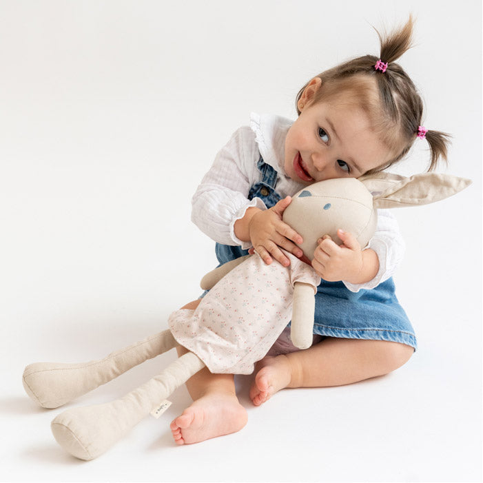Coniglietto Gigante di Pezza in Cotone - Peluche XXL Neonati e Bambini SARO