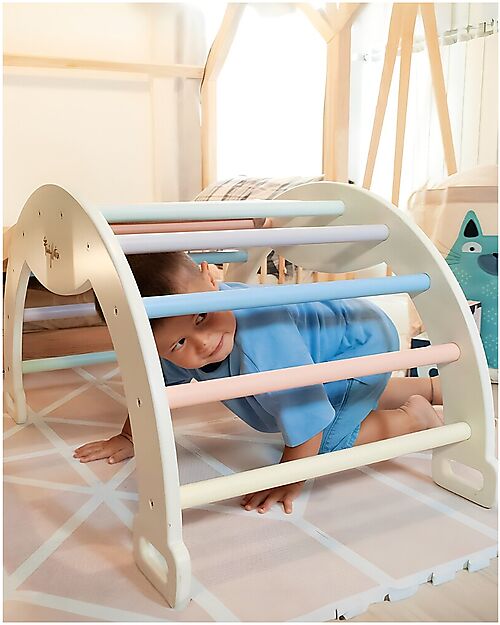 Arco Montessori Rainbow - Sunny Beach + Cuscino - Sviluppa Equilibrio e Agilità