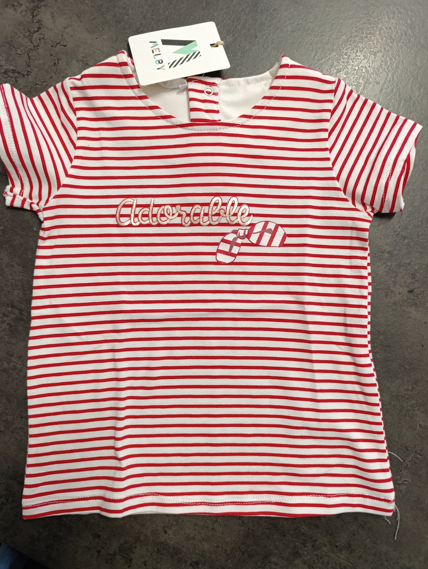 Maglia Estiva a Righe Melby - Fresca e Colorata per Bambina