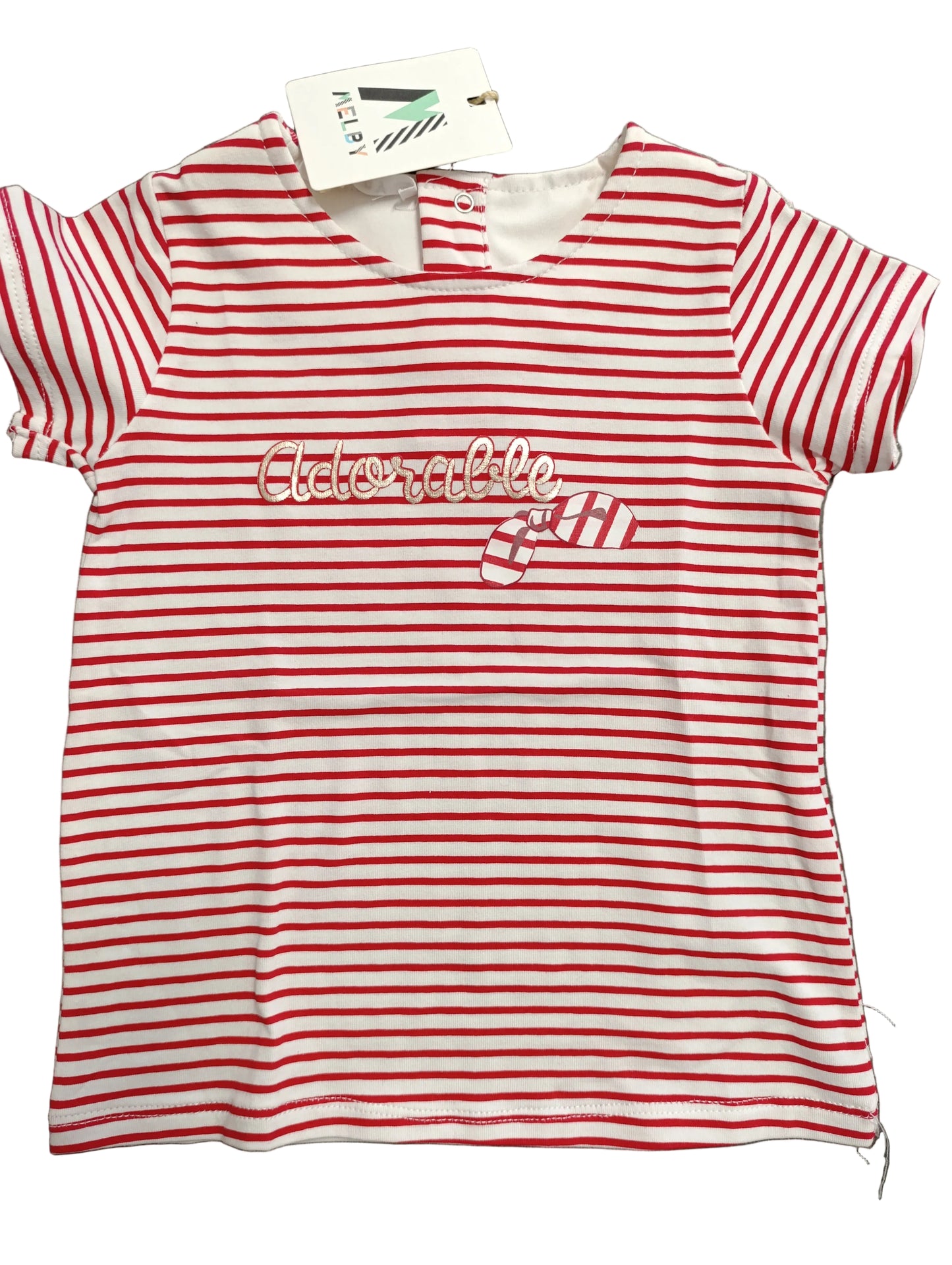 Maglia Estiva a Righe Melby - Fresca e Colorata per Bambina