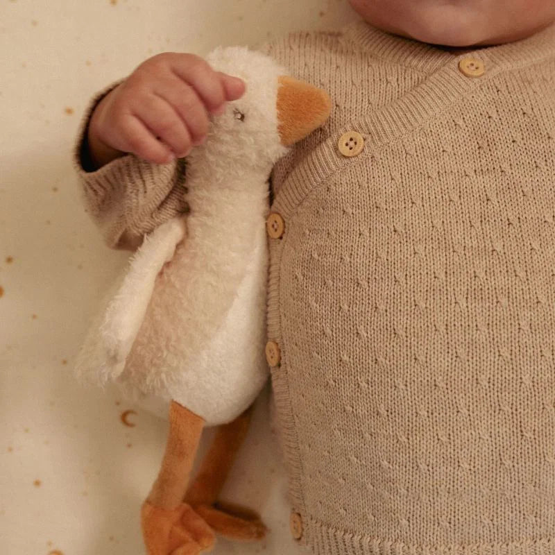 Peluche Papera Little Dutch 17 cm | Pupazzo Morbido Neonato 0+