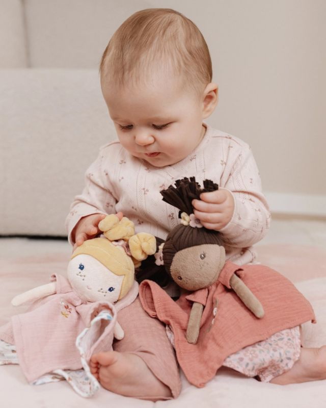 Doudou Fatina Mila Little Dutch - Copertina Neonato con Peluche 0+