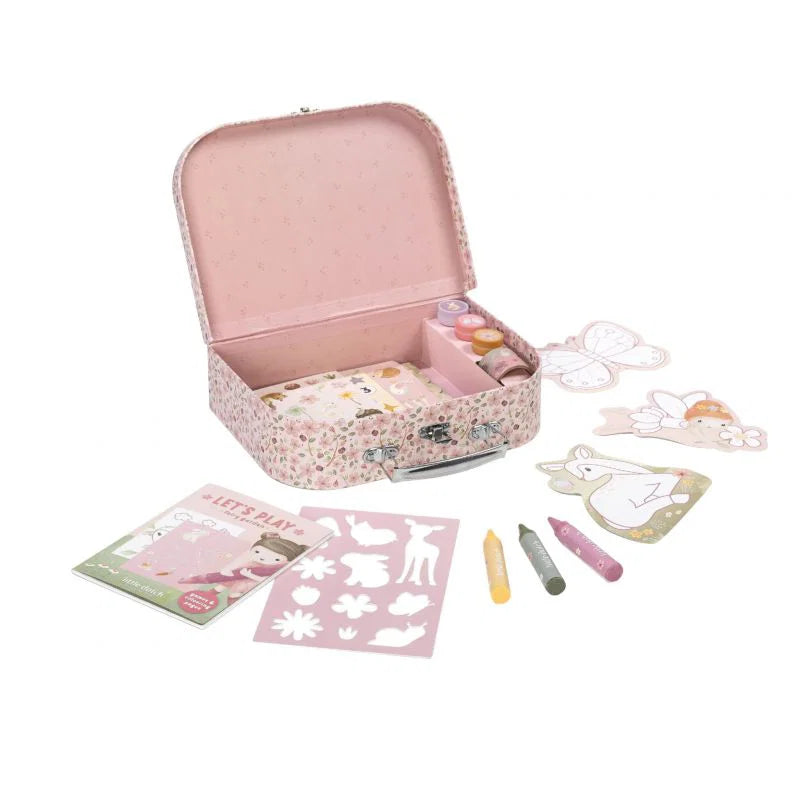 Valigetta creativa Rosa con adesivi e washi tape – Little Dutch