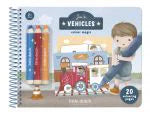 Libro magico da colorare Jim con 3 pastelli – Little Dutch
