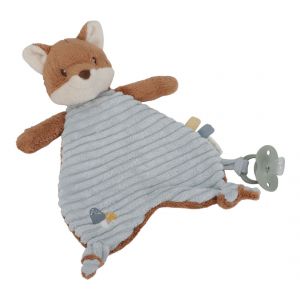 Doudou Volpe Little Dutch - Copertina Neonato con Gancio Ciuccio 0+