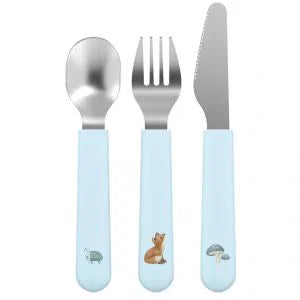 Set 3 posate bambini Mepal in acciaio – Little Dutch
