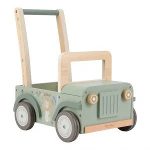 Carrello primi passi Auto Safari in legno – Little Dutch