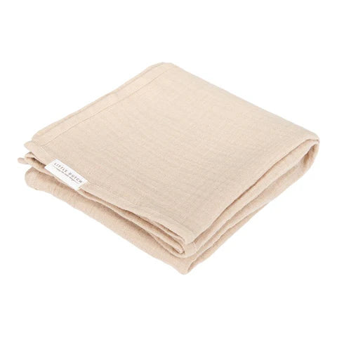 MUSSOLA DI COTONE 120X120-CONIGLIETTO-LITTLE DUTCH