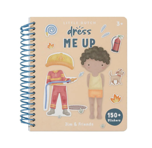 Libro Dress Me Up con Stickers - Little Dutch