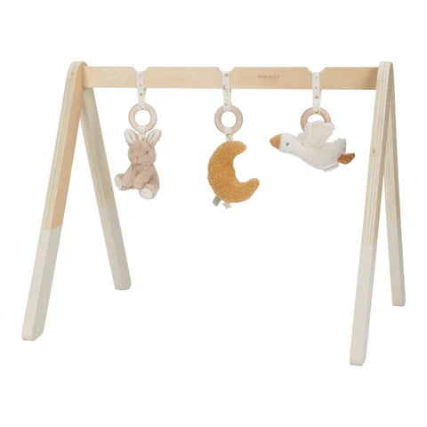 Palestrina in Legno Little Dutch - Baby Gym Newborn Naturals con Giochi