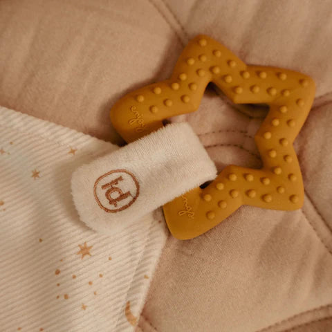 Doudou con Gioco da Dentizione Little Dutch - Copertina Neonato con Anello