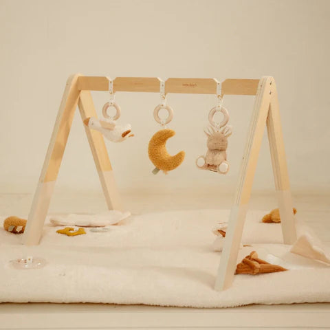Palestrina in Legno Little Dutch - Baby Gym Newborn Naturals con Giochi