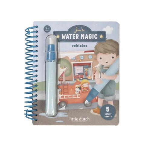 Libro da colorare ad acqua Jim riutilizzabile – Little Dutch