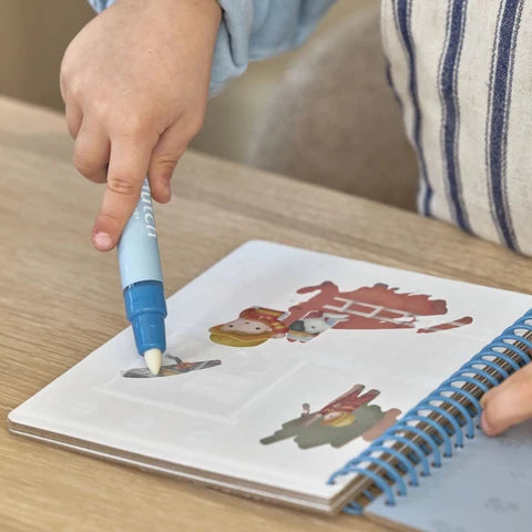 Libro da colorare ad acqua Jim riutilizzabile – Little Dutch