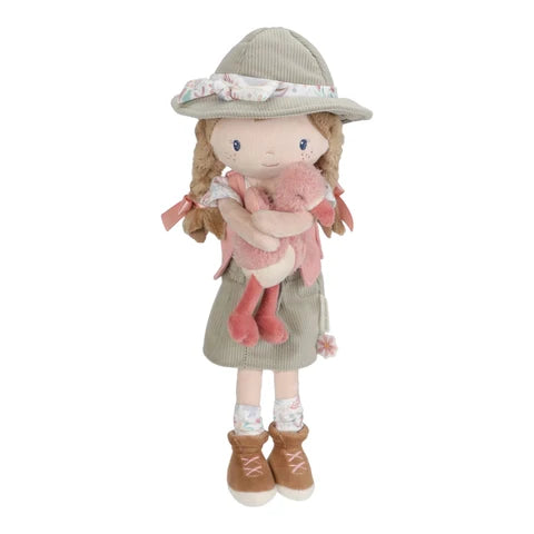 Bambola morbida Ranger Rosa Safari con fenicottero – Little Dutch