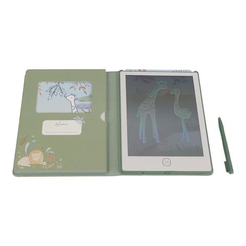 Tavoletta grafica verde per disegnare Safari – Little Dutch