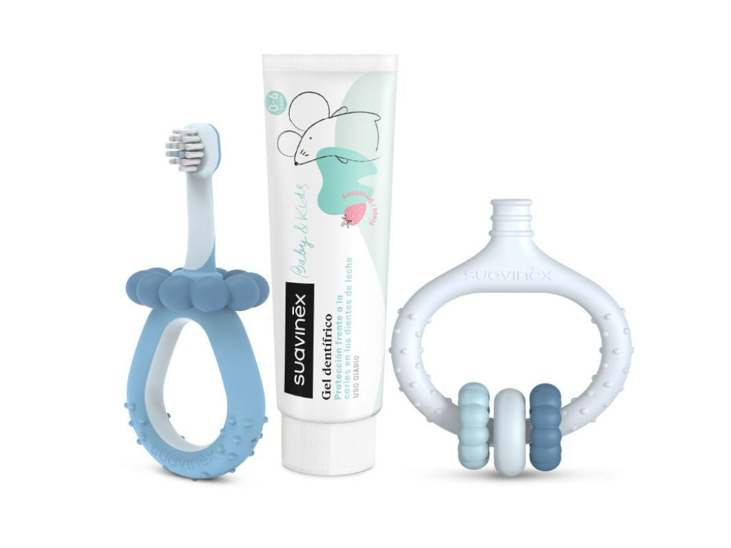 Set Primo Igiene Dentale 0+  - Massaggiagengive e Spazzolino