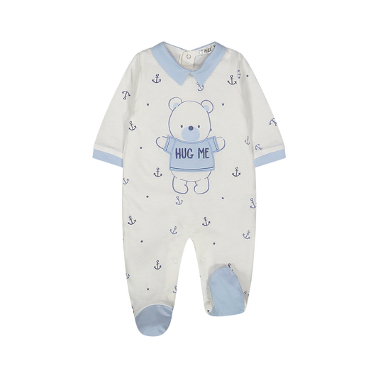 Tutina Neonato Cotone Leggero Ancorette Melby - Morbida e Pratica