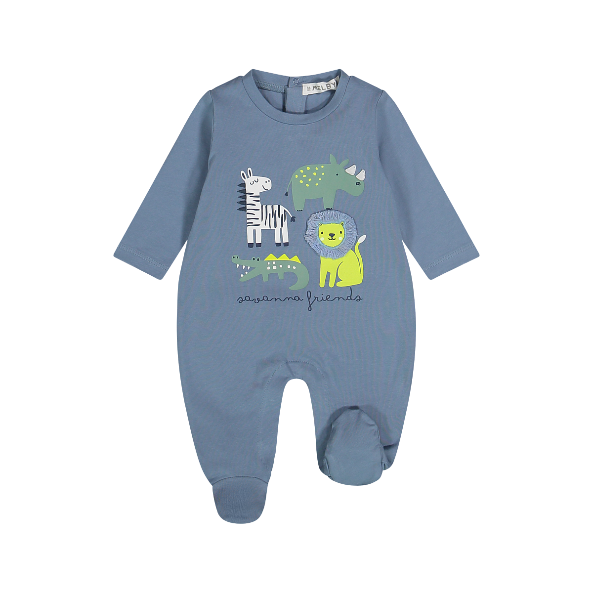 Tutina Neonato Cotone Safari Melby - Morbida e Avventurosa