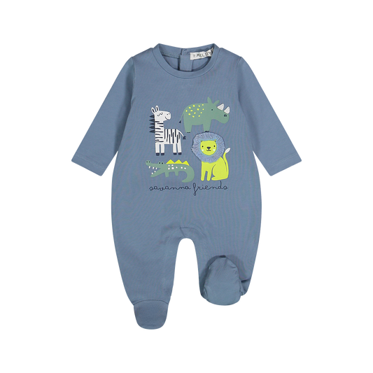 Tutina Neonato Cotone Safari Melby - Morbida e Avventurosa