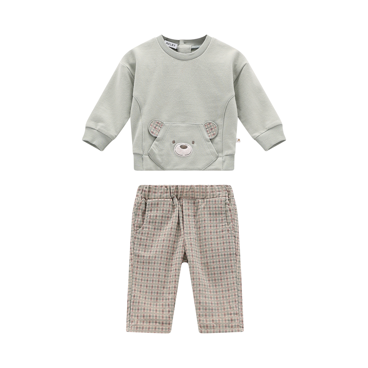 Completino Cotone Felpato Orsetto Melby