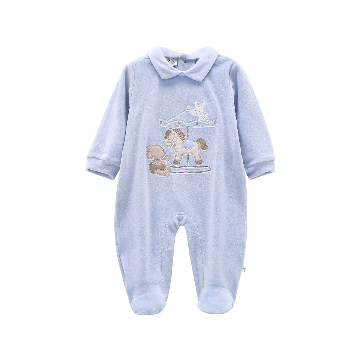 Tutina Neonato Ciniglia Cavallino Melby