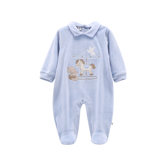 Tutina Neonato Ciniglia Cavallino Melby