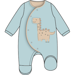 Tutina Neonato con Piede Jersey 100% Cotone - Melby