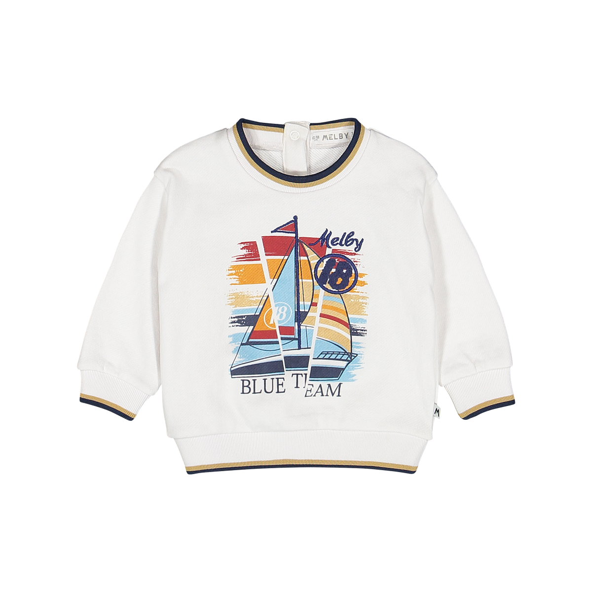 Felpa Garzata Barca a Vela Melby