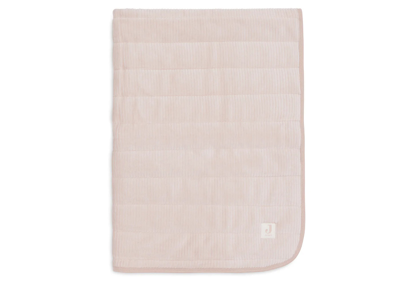 Copertina Culla 75x100 Velluto a Coste Wild Rose - Jollein