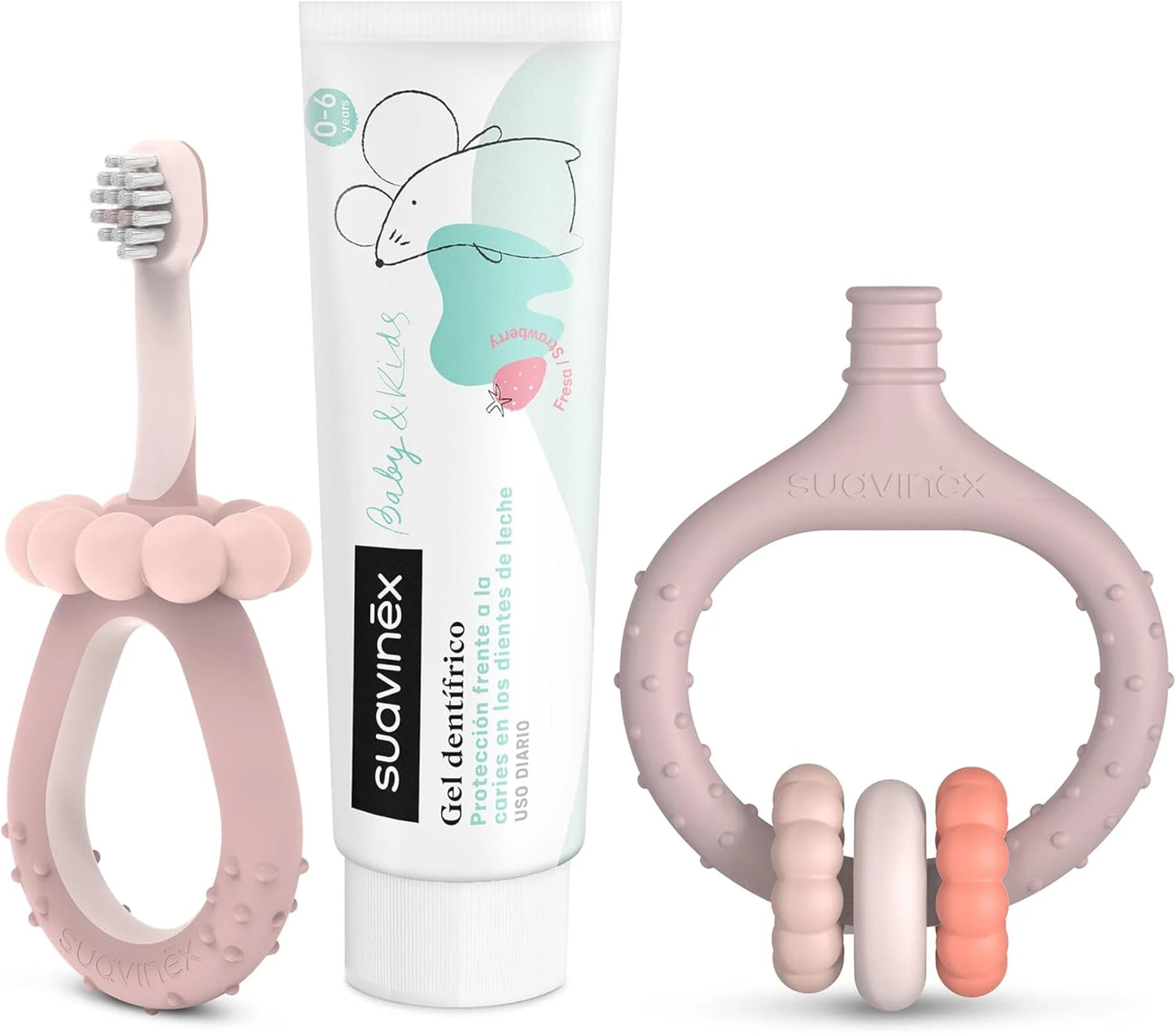 Set Primo Igiene Dentale 0+  - Massaggiagengive e Spazzolino