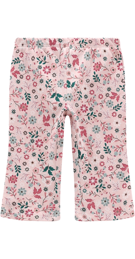 Leggings Svasati Floreali Bambina – Cotone Elasticizzato