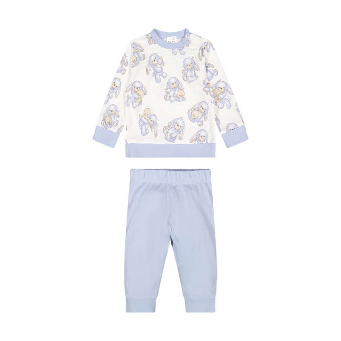 Pigiama Lungo Jersey Stampa Coniglietti Neonato – Cotone Melby
