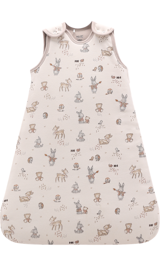 Sacco Nanna Imbottito Animaletti del Bosco Neonato – Cotone Melby