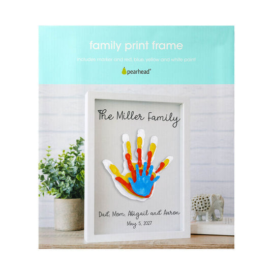 Cornice Impronte Famiglia - Pearhead | Kit Completo Impronte Mani con Colori Atossici