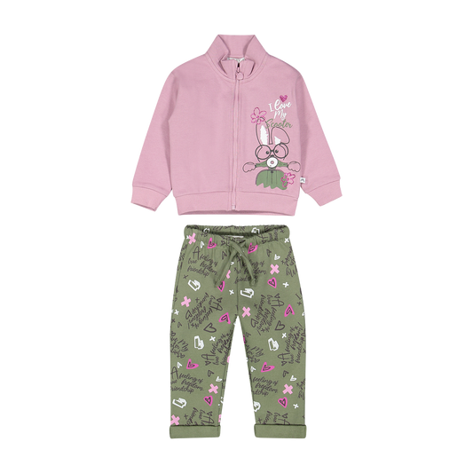 Completo Tuta Felpata Coniglietto Melby