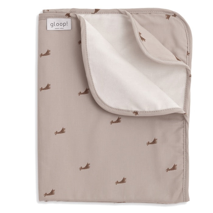 Coperta Culla Safari - Gloop! | Coperta Neonato Cotone Organico 65x75cm