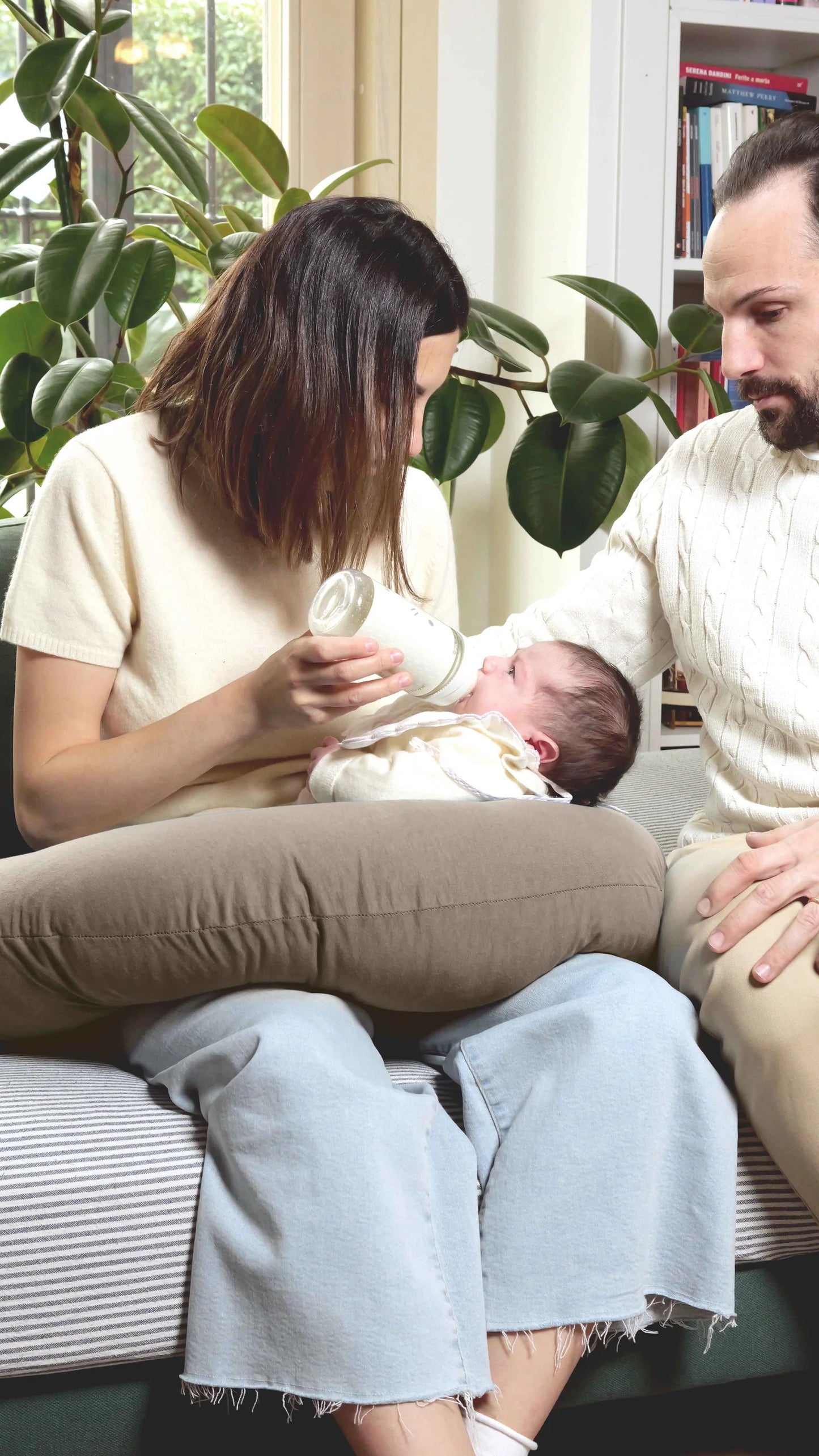 MIRAI Cuscino Gravidanza e Allattamento color corda -Mizu