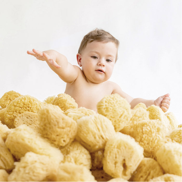 Spugna Naturale 100% per Neonati e Bambini - Saro | Ipoallergenica e Biodegradabile