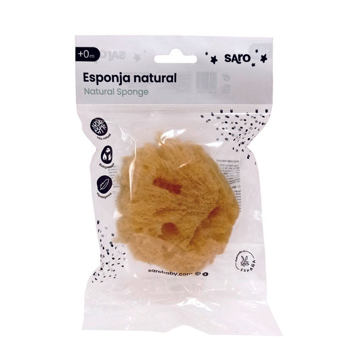 Spugna Naturale 100% per Neonati e Bambini - Saro | Ipoallergenica e Biodegradabile