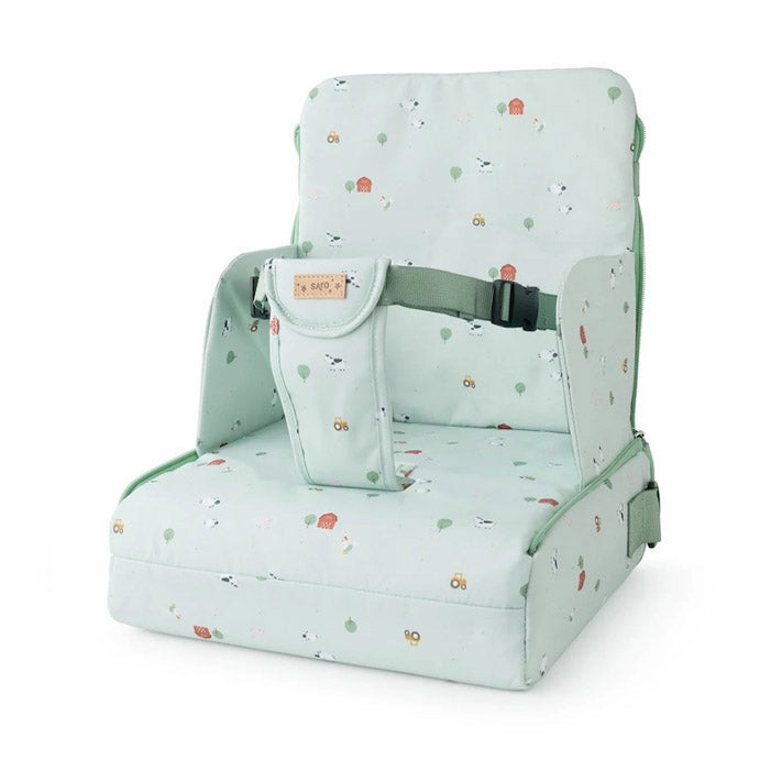 Seggiolone Portatile 2 in 1 Farm - Saro | Rialzo Sedia con Borsa Viaggio