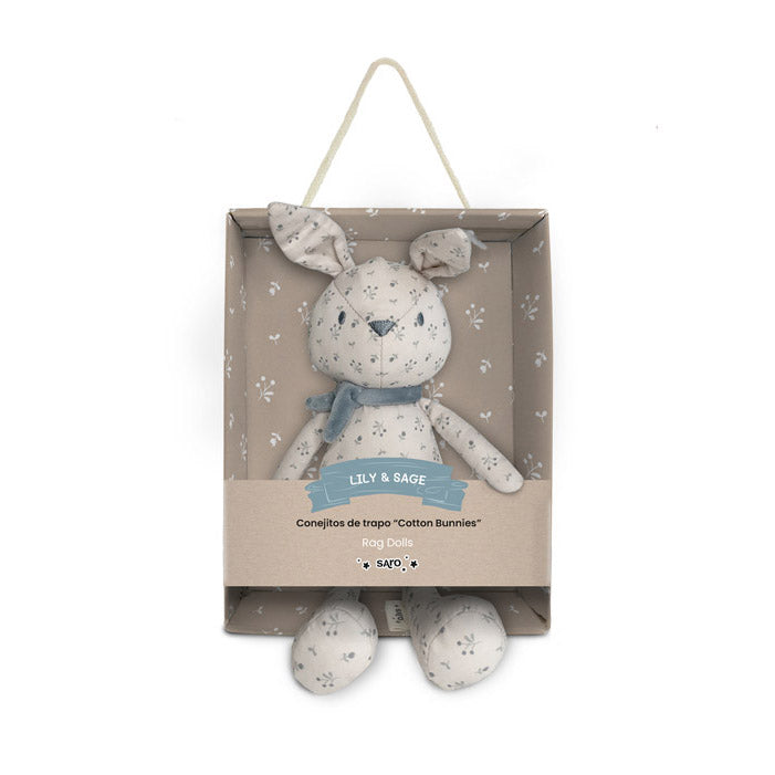 Pupazzo Coniglietto Cotton - Peluche Morbido Neonati e Bambini SARO